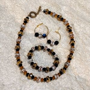 🌺 Murano Beads Necklace Set.